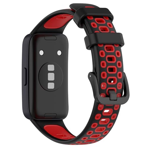 [LICHIFIT] For HUAWEI Band 10/9/8�iNFC �p�o���h 19MM �x���g �ւ��o���h TPU�� �_�炩�� �ʋC�� �ϋv�� �X�|�[�c�o���h �A�N�Z�T���[(�u���b�N���b�h)