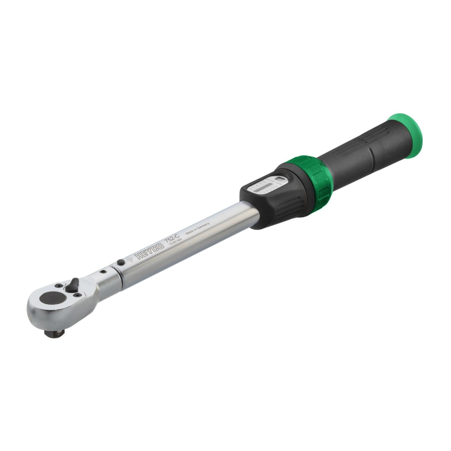 Heyco 00752000080 Reversible Ratchet Torque Wrench, 10-60 NM, 355
