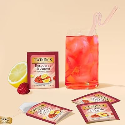 Twinings Fruity Herbal Assorted Caffeine Free Tea Bag Sampler (Pack of 45) Boxed Variety Gift Set