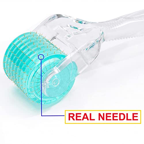 Angel-Kiss-Derma-Roller-REAL-NEEDLE-Advanced-Version5-for-Face-Body-Beard-Microneedling-Roller-192-Individual-Titanium-Needles-Gifts-for-Men-Women