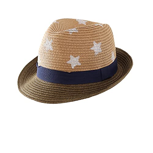 [(コネクタイル)Connectyle] キッズ 夏 ストローハット ペーパー 麦わら帽子 ベビー用 幼児 UVカット 中折れ帽子 日焼け止め帽子 子供 男の子 S