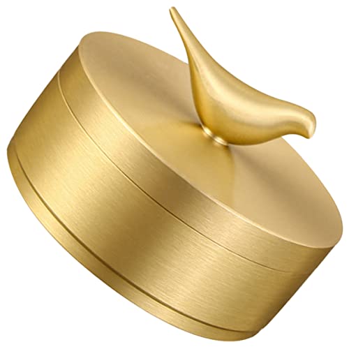 PRETYZOOM Industrial Style Car Ashtray Cartoon Ashtray Brass Storage Box Home Supply