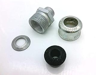 CROUSE HINDS CGB3893 3/8IN NPT, Neoprene Seal, Straight, Steel ZINC ELECTROPLATED Chromate Coat, Cable Gland