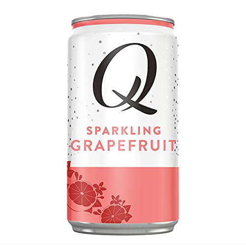 Q Mixers Sparkling Grapefruit, Premium Sparkling Grapefruit: Real Ingredients & Less Sweet, 7.5 Fl oz, 24 Cans (Pack of 6)