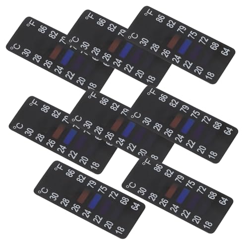 Moluckfu 8 Pegatinas Para Termómetros De Fermentación, Autoadhesivas, Para 18-30 C, Medición Precisa De La Temperatura Para Cerveza, Adhesivo De Temperatura De Botella