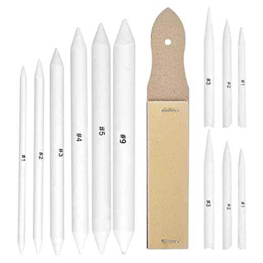 Set 6 Sfumini Per Disegno - Doppia Punta Per Artisti E Principianti - Foto 2