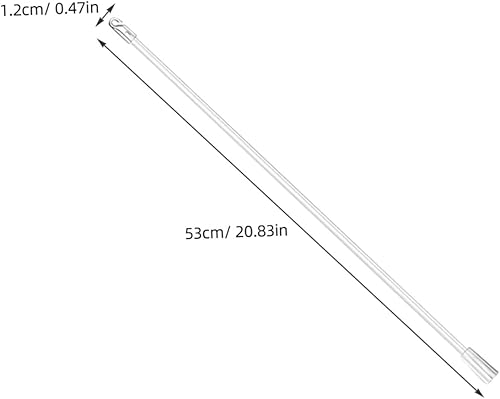 Miniatura 8 de Varilla veneciana larga para ganchos de cortina para barras de cortina, barra para abridor de ventana, barra de inclinación para ventana, varilla de