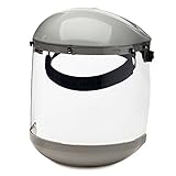 Sellstrom Face Shield Advantage Series, Safety Mask with Chin Guard for Men Women, Clear Polycarbonate, Rachet Headgear, Lightweight Comfort, ANSI Z87, S30310