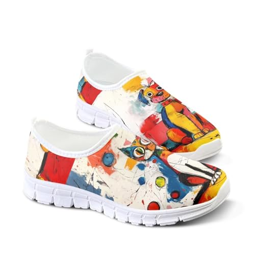 Image of Jeiento Cute Dog Women's Casual Slip On Shoes Loafers Sneakers for Women