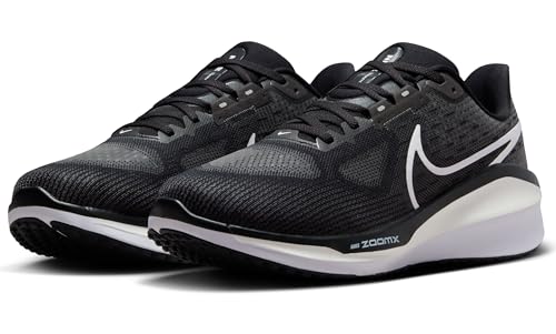 Image of Men's Nike Vomero 17 in Black /Volt-LT Smoke Grey-White