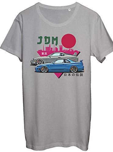 Benefitclothing Supra Skyline Nissan r34 GTR Men's Shirt Tuned Toyota Supra JDM Legends Turbo Petrol Monsters T-Shirt
