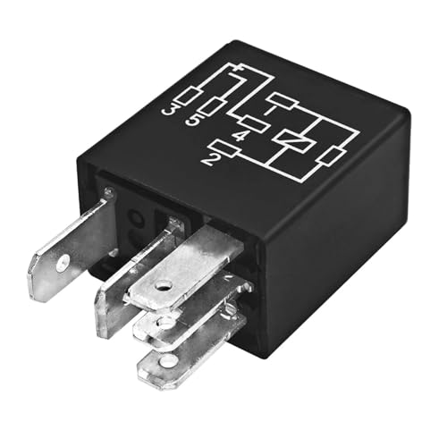 Relé negro de 5 pines F57B-14B192-AA G1UHQ repara cortes de energía y evita sobrecalentamiento coche 3