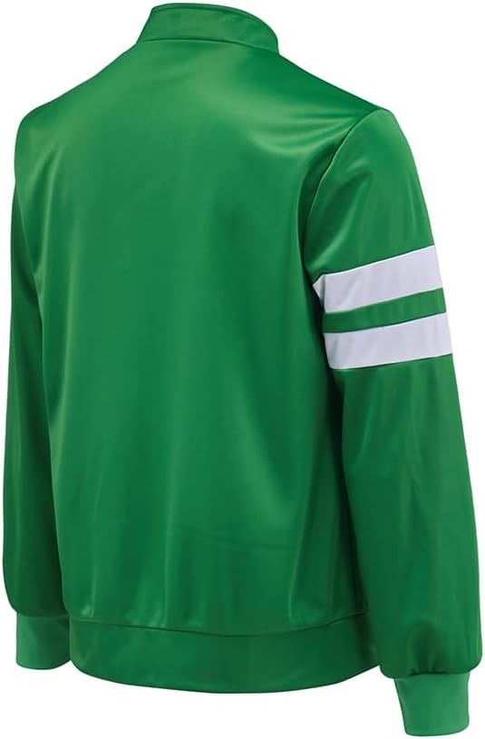 Ben Cosplay Costume Green Jacket Men Zipper Coat Halloween Outwear - Image 4