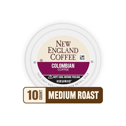 Image of New England Coffee Single Serve Pods, Colombian Supremo Medium Roast 10 Count (Pack of 6)