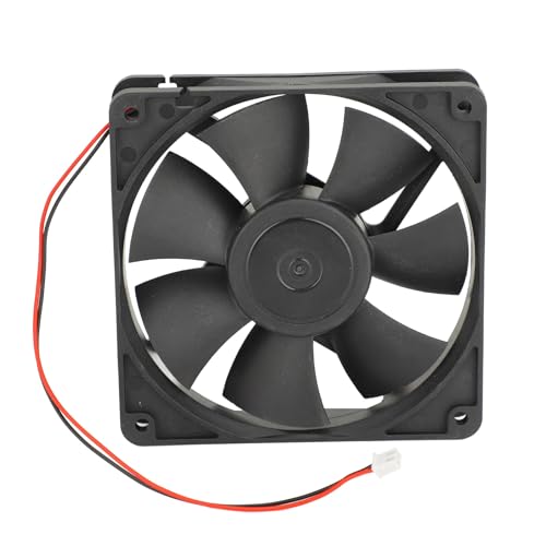 Ventilador Axial de 12 V, Ventilador de Rodamiento de Bolas Dual Ignífugo 92.1CFM, Soplador de Alta Resistencia para Cabina de Pintura