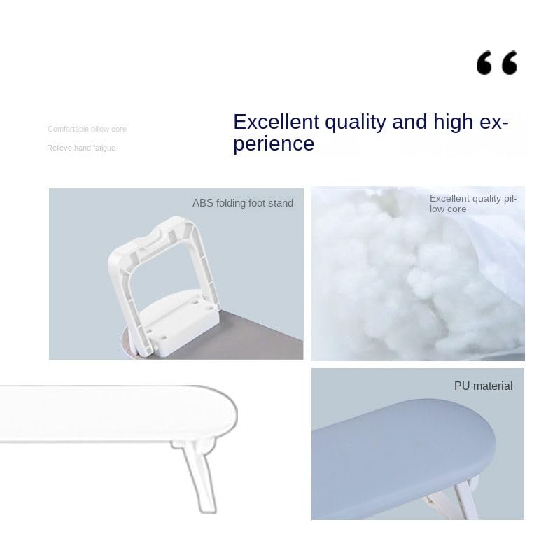 NAILWIND Nail Pillow Hand Rest for Nails, Arm Rest Nail Table for Fingernails and Toenails, Professional Manicure Nail Pillow Hand Rest Stand for Nail Technician Salon Use 1