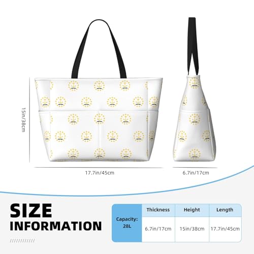 Rhode Island State Flag Large Capacity Foldable Tote Bag Women Beach Tote Bag Handbag Gym Bag Travel Shopping Bag4