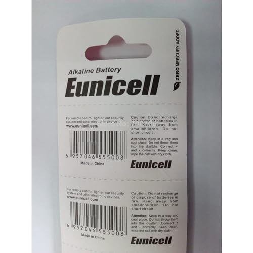 Pilas Eunicell AG13 LR44 1.5V Pack x10 miniatura 2