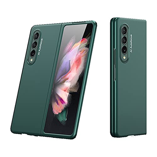 DAMONDY for Galaxy Z Fold 3 Case, Samsung Z Fold 3 Case,Ultra Thin Hard Plastic Full Protective Cover with Matte Finish Compatible with Samsung Galaxy Z Fold 3 5G -Green