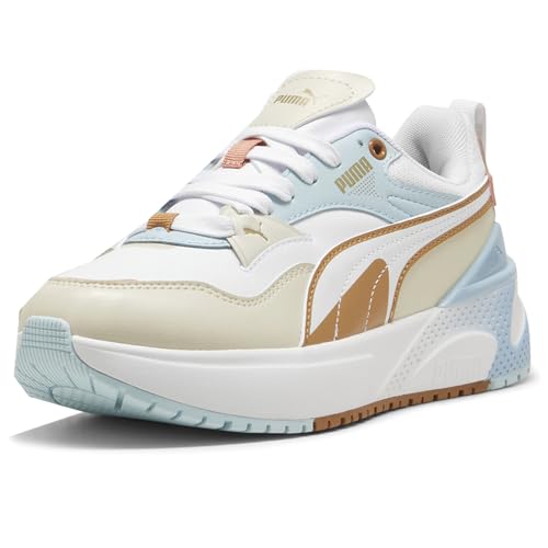 PUMA Womens R78 Disrupt Sneakers Shoes Casual - Blue, White2