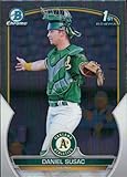 2023 Bowman Chrome Prospects #BCP-5 Daniel Susac 1st Bowman Oakland Athletics Baseball NM-MT