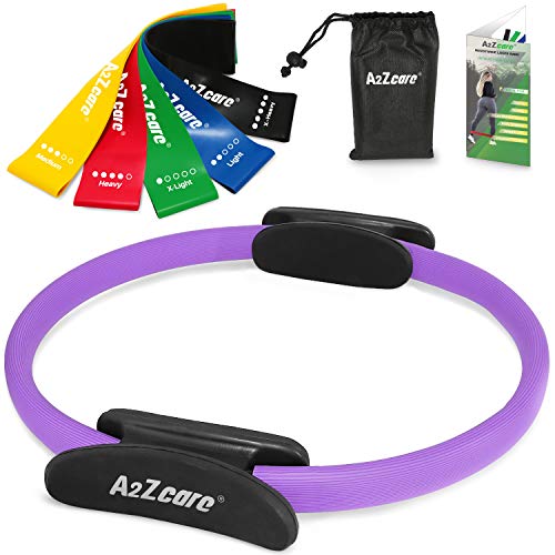 A2ZCARE Pilates Ring-Magic Circle, Gym, Aerobics, Pilates, Yoga for Toning and Strengthening Thighs