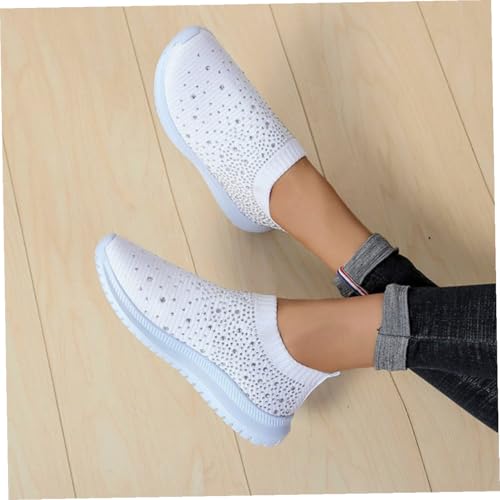 Chaussures à talon compensé blanc pour sorties décontractées et fêtes - 2