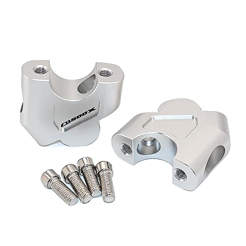 Lenkererhöhungen mit Klemmen für HON&DA CB500X CB 500 X 2020 Motorradlenkererhöhung 28 mm Drag Handle Bar Clamp Extend Adapter (Farbe: 2, Größe: B)