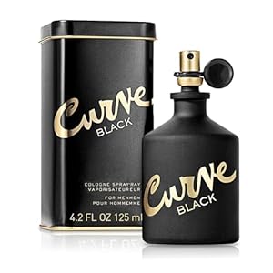Curve Black For Men, Cologne Spray with Casual Day or Night Scent, 4.2 oz
