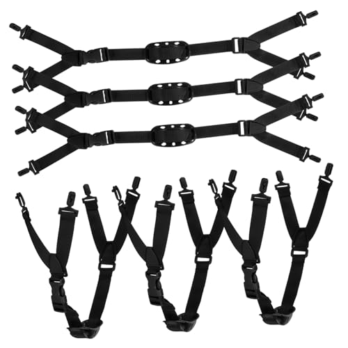 OSALADI Safety Construction Helmet Chin Belt 6 Pack Easy to Use Polyester Random Color