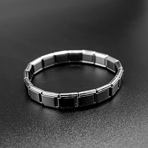Fablinks Italian Charm Bracelet, 316 Stainless Steel Starter Nomination Bracelets for Women, Modular D Linq Jewelry Charms for Men3