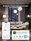 Meross Matter Smart Light Switch with Energy Monitor, Wireless Relay WiFi Switch Works with Matter/Alexa/HomeKit/Google Home, Smart Switch Module Voice & Remote Control, Neutral Wire Required - Image 2