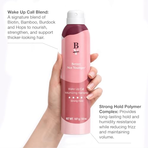 Better Not Younger Strong Hold Thickening Hairspray 7.6 oz miniatura 2