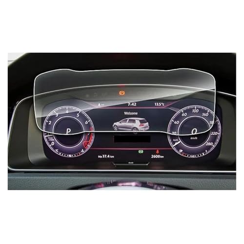 Protection verre trempé Golf 7 MK7 évitez les rayures sur l'écran du tableau de bord