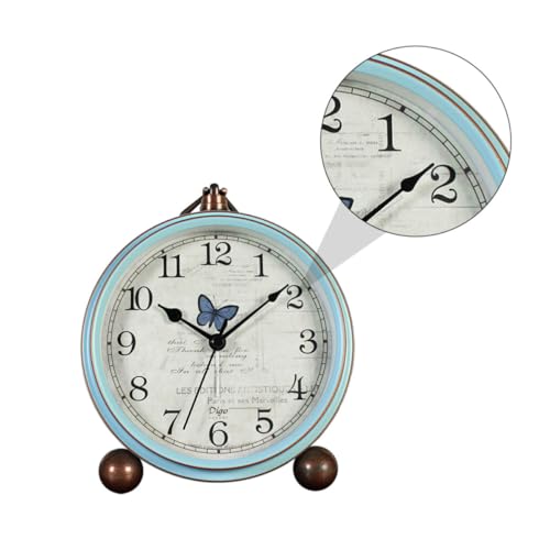 Reloj de sobremesa retro CRAFTHROU con alarma para salon 8