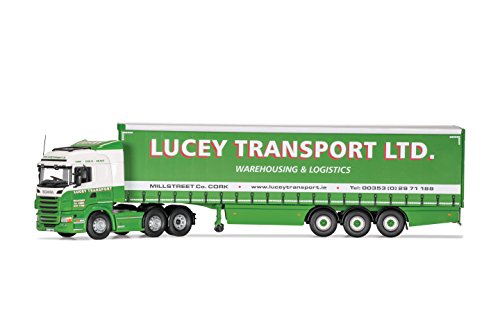 Scania R Curtainside Corgi CC13777 décorez votre bureau avec Lucey Transport