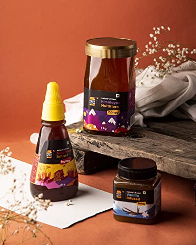 Image of NectWorks Himalayan MultiFlora Honey 1Kg | Grade A | Zero Additives | Zero Added Sugar | For a Healthy Lifestyle | Multi Flora Honey