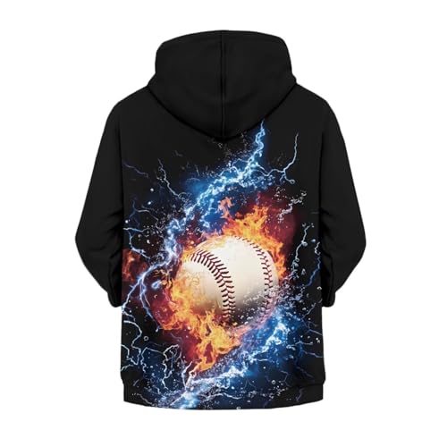 Image of Unisex Zipper Sweatshirt Boys Girls Hooded with 2 Pocket Pullover Hoodies for 6-16Y Kids