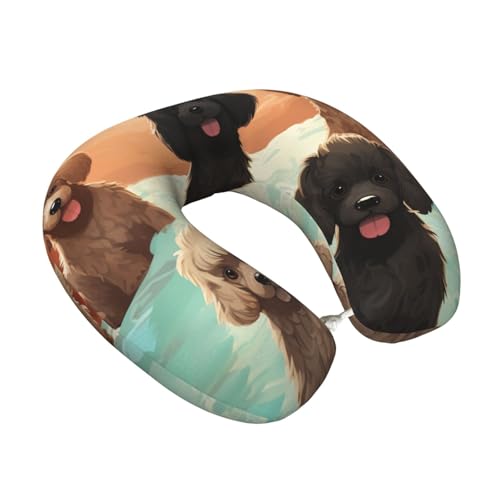 Almohada de viaje espuma viscoelástica 30 cm x 25 cm miniatura 2