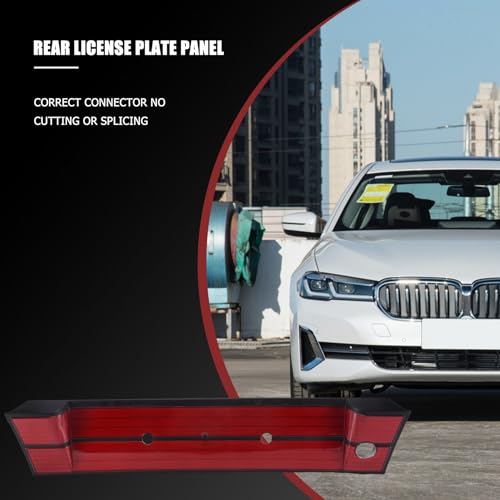 Panel de soporte de matrícula trasera compatible con automóviles Serie 5 E34 7