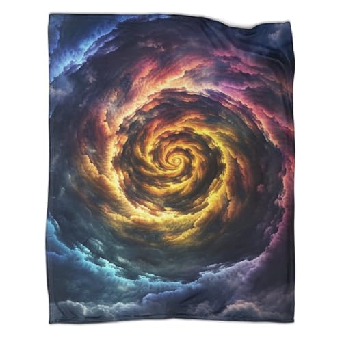Couverture de voyage en microfibre de prestige Vortex plaid doux lit et salon