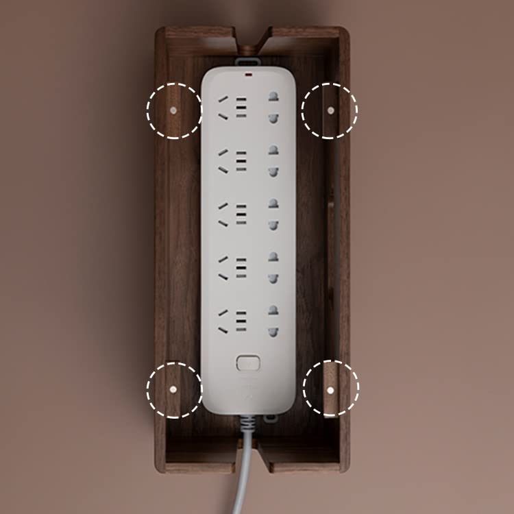 Kabelmanagement Box Desktop-Kabel-Aufbewahrungsbox, leichte Katze, Router-Rack, Set-Top-Box, Reihensteckdose, Kabelmanagementbox Kabelbox