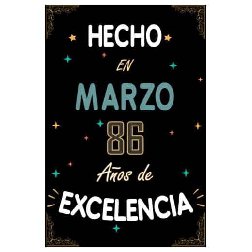 CUADERNO, HECHO EN MARZO 1937 86 AÑOS DE EXCELENCIA: Regalo de 86 cumpleaños para mujeres y hombres, ideas de 86 cumpleaños... un cumpleaños... ... regalo de 86 cumpleaños para él/ella.