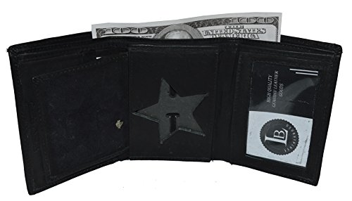 LB LEATHERBOSS Sheriff Star Badge Holder - Style 2517ta