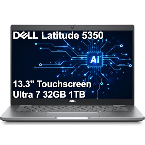 Image of Dell Latitude 5350 13.3 inch Touchscreen, Intel Ultra 7 165U, 32GB DDR5 1TB SSD
