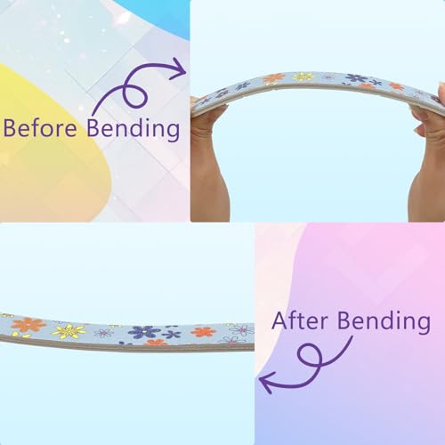 LNAUJS 12PCS Professional Double-Sided 100/180 Grit Nail Files Colorful Manicure Pedicure Tools