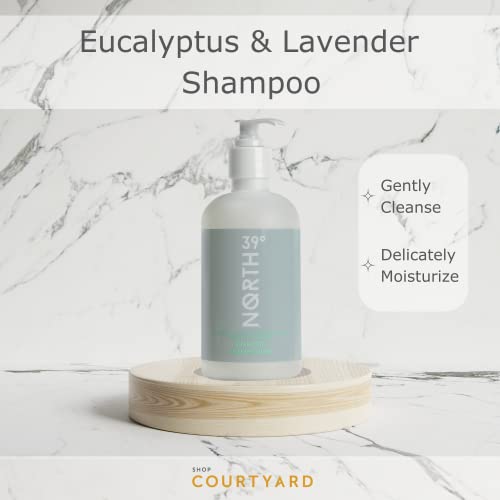 39° North Shampoo - Eucalyptus & Lavender Scent - Featured In Courtyard By Marriott And Residence Inn Hotels - Cleansing & Moisturizing - All Natural Shampoo - 8.5Oz #TOP1