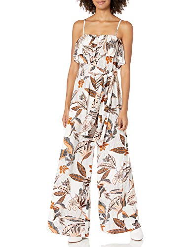 Rachel Pally Women's Crepe Sydney Jumpsuit, Island Print, XL