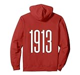 Solid Simple Sisterhood Rojo y Blanco Sudadera con Capucha