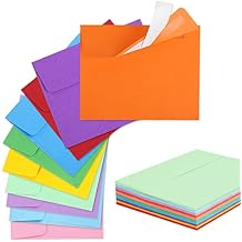 90 Pack Colored Envelopes, 3.625x5.125" A1 Card Envelopes - Printable Invitations for Weddings, Greeting Cards & Postcards
